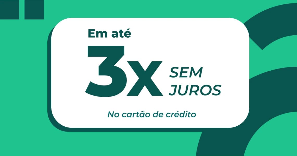 Compre sua passagem em até 3x sem juros no cartão de crédito